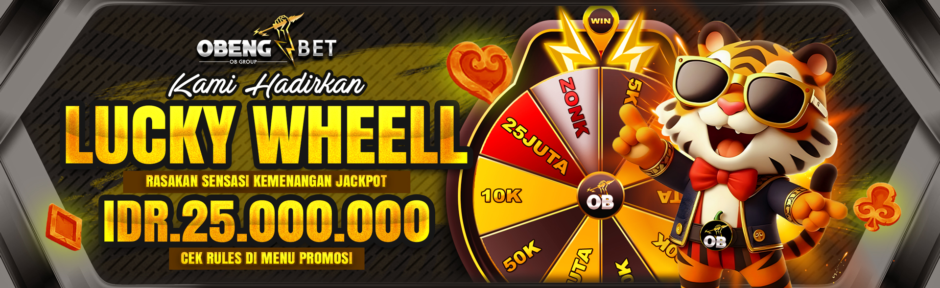 banner lucky whell