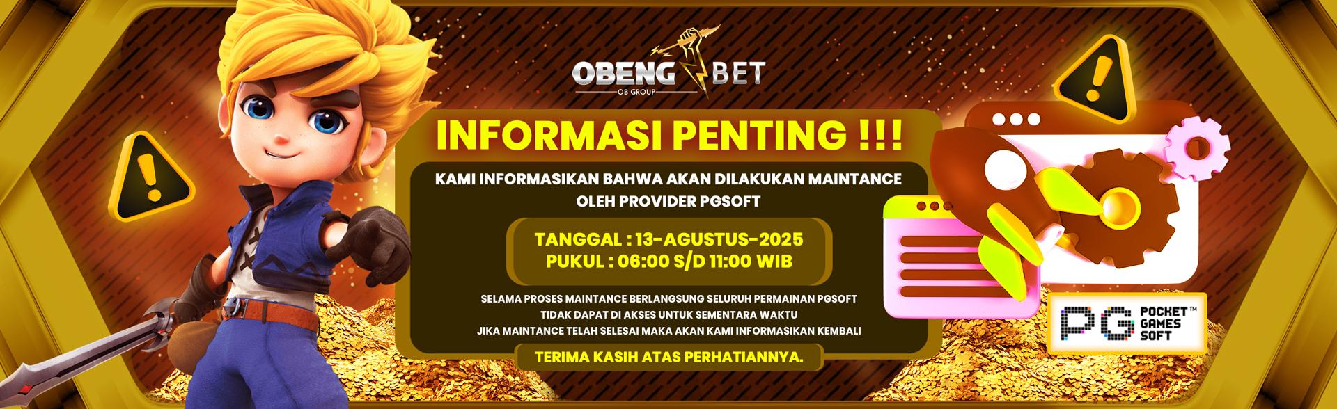 maintenance pgsoft