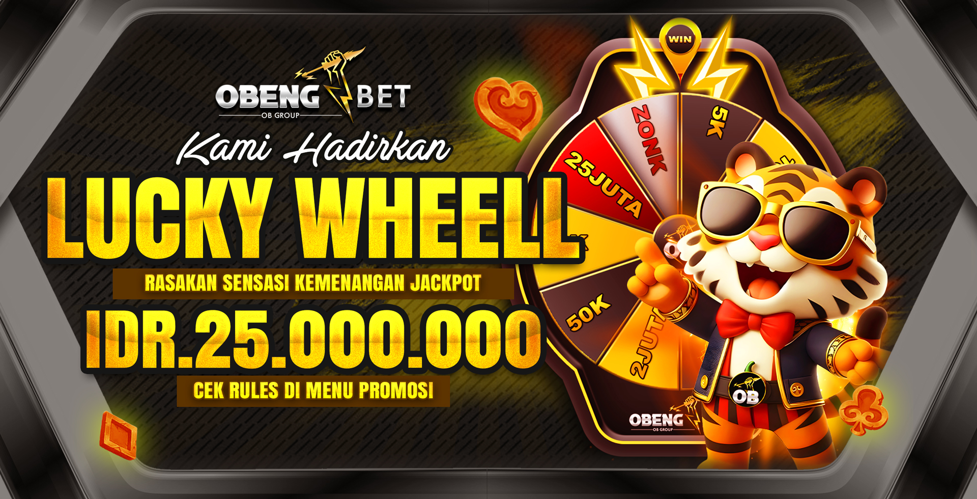 banner lucky whell